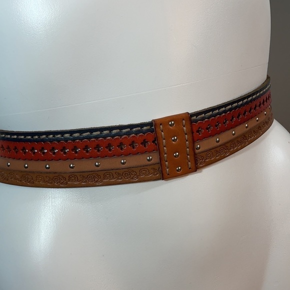 Fossil multi-strand leather belt M - Picture 3 of 16